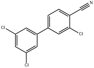 2-Chloro-4-(3,5-dichlorophenyl)benzonitrile Struktur