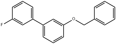 1-(Benzyloxy)-3-(3-fluorophenyl)benzene Struktur