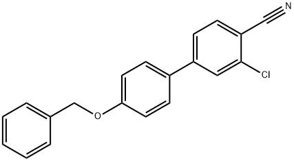 4-[4-(Benzyloxy)phenyl]-2-chlorobenzonitrile Struktur