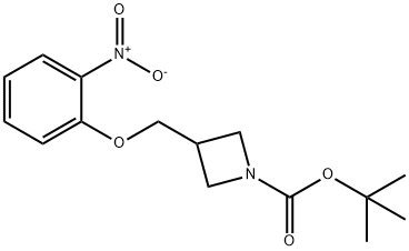 1-BOC-3-(2-nitrophenoxyMethyl)azetidine Struktur