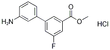 Methyl 3-(3-aMinophenyl)-5-fluorobenzoate, HCl Struktur