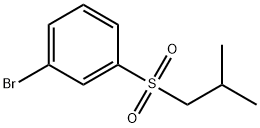 1-BroMo-3-(isobutanesulfonyl)benzene Struktur