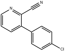 3-(4-Chlorophenyl)pyridine-2-carbonitrile Struktur