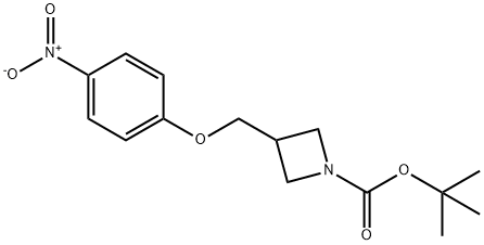 1-BOC-3-(4-nitrophenoxyMethyl)azetidine Struktur