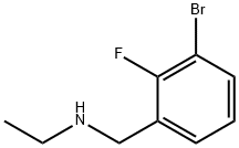 1-BroMo-3-(ethylaMinoMethyl)-2-fluorobenzene Struktur