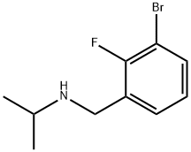 1-BroMo-2-fluoro-3-(isopropylaMinoMethyl)benzene Struktur