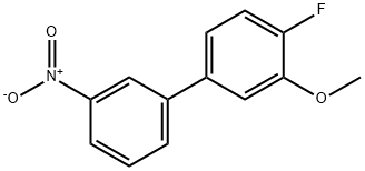 1-Fluoro-2-Methoxy-4-(3-nitrophenyl)benzene Struktur