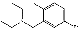 4-BroMo-2-(diethylaMinoMethyl)-1-fluorobenzene Struktur