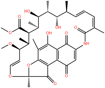 Rifamycin S Struktur