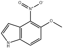 1H-Indole, 5-Methoxy-4-nitro- Struktur