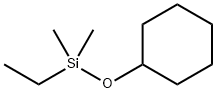 Ethyl(dimethyl)silyloxycyclohexane Struktur