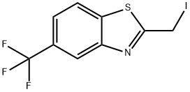 Benzothiazole, 2-(iodoMethyl)-5-(trifluoroMethyl)- Struktur