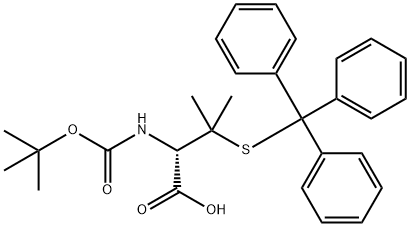 BOC-D-PEN(TRT)-OH Struktur