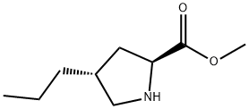 (trans)-4-Propyl-L-proline Methyl Ester Struktur