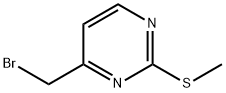 4-BROMOMETHYL-2-METHYLTHIOPYRIMIDINE Struktur