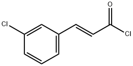 (2E)-3-(3-chlorophenyl)acryloyl chloride Struktur