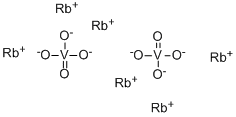 RUBIDIUM VANADATE ORTHO Struktur