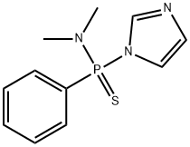 p-Imidazol-1-yl-N,N-dimethyl-P-phenyl-phosphinothioic amide Struktur