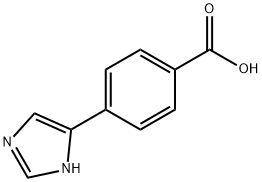 4-(1H-IMIDAZOL-4-YL)BENZOIC ACID Struktur