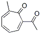 2,4,6-Cycloheptatrien-1-one, 2-acetyl-7-methyl- (9CI) Struktur