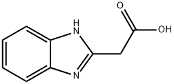 (1H-BENZOIMIDAZOL-2-YL)-ACETIC ACID Struktur