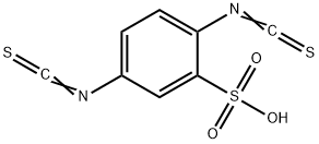 2,5-diisothiocyanatobenzenesulfonate Struktur