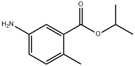 Benzoic acid, 5-amino-2-methyl-, 1-methylethyl ester (9CI) Struktur