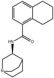 (S)-N-(1-Azabicyclo[2.2.2]oct-3-yl)-5,6,7,8-tetrahydro-1-naphthalenecarboxamide Structure