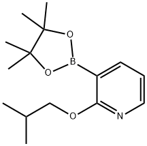 2-Isobutoxypyridine-3-boronic acid pinacol ester Struktur