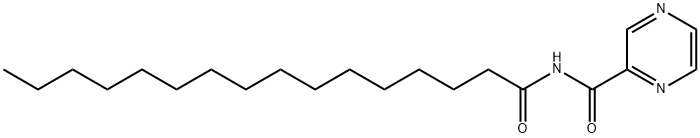 N-palmitoylpyrazinamide Struktur