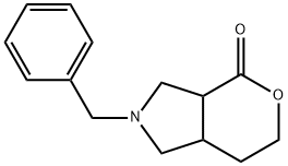 2-BENZYL-HEXAHYDRO-PYRANO[3,4-C]PYRROL-4-ONE Struktur