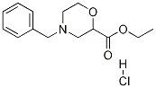 Ethyl 4-Benzyl-2-Morpholinecarboxylate Hydrochloride Struktur