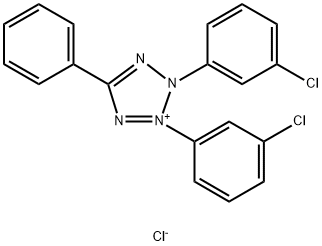 2,3-BIS(3-CHLOROPHENYL)-5-PHENYLTETRAZOLIUM CHLORIDE Struktur