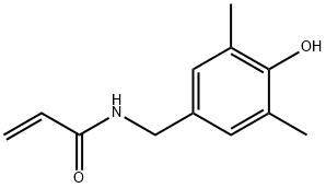 N-(4-Hydroxy-3,5-dimethylbenzyl)acrylamide Struktur