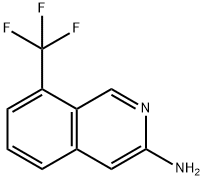 8-(trifluoroMethyl)isoquinolin-3-aMine Struktur