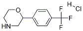 2-(4-(三氟甲基)苯基)嗎啉鹽酸鹽, 1357946-25-8, 結(jié)構(gòu)式