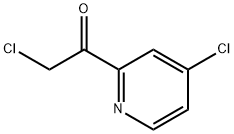 2-chloro-1-(4-chloropyridin-2-yl)ethanone Structure