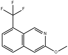 8-(trifluoroMethyl)-3-Methoxyisoquinoline Struktur