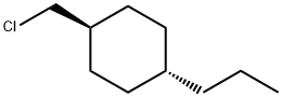 TRANS-1-(CHLOROMETHYL)-4-PROPHYL-CYCLOHEXANE Struktur