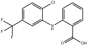 Benzoic  acid,  2-[[2-chloro-5-(trifluoromethyl)phenyl]amino]- Struktur