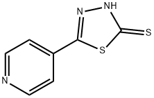 5-(4-pyridyl)-3H-1,3,4-thiadiazole-2-thione Struktur