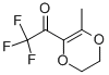 Ethanone, 1-(5,6-dihydro-3-methyl-1,4-dioxin-2-yl)-2,2,2-trifluoro- (9CI) Struktur