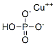 copper hydrogen phosphate Struktur