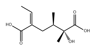 necic acid Struktur