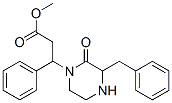 methyl 3-phenyl-3-(2'-oxo-3'-benzyl-1'-piperazinyl)propionate Struktur