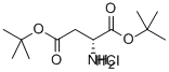 H-D-Asp(OtBu)-OtBu · HCl Struktur