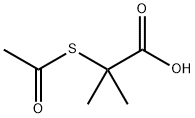 2-ACETYLTHIOISOBUTYRIC ACID Struktur