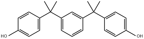 4,4'-(1,3-PHENYLENEDIISOPROPYLIDENE)BISPHENOL Struktur