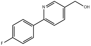 [6-(4-FLUOROPHENYL)PYRIDIN-3-YL]METHANOL Struktur