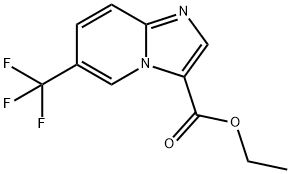 IMidazo[1,2-a]pyridine-3-carboxylic acid, 6-(trifluoroMethyl)-, ethyl ester Struktur